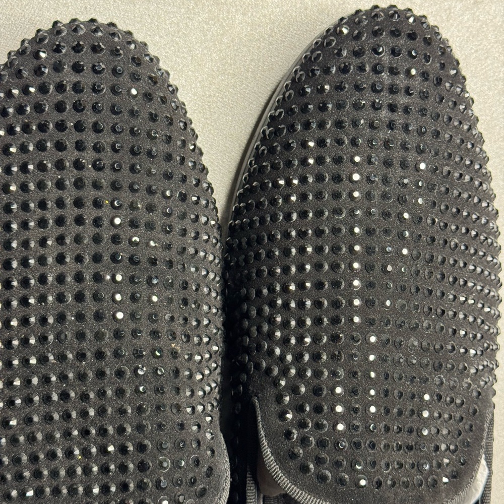 Steve Madden Black Studded Loafers - Picture 6 of 8